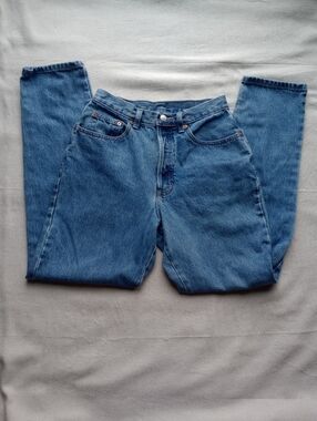 Vintage Gap 90s High Waisted Button Fly Mom Jeans 100% Cotton Medium Wash Size 4